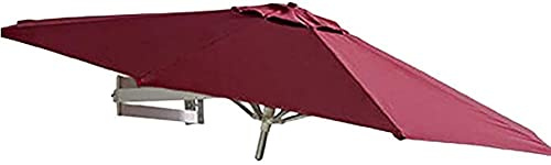 Garden parasols Wall-Mounted Garden Parasol 2.2m, Outdoor Patio Balcony Market Sun Shade Umbrella, Aluminum Bracket Outdoor parasols