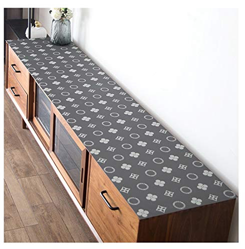SHAARI Rettangolare Pelle TV Consiglio dei Ministri Stuoia, Copri Proteggi Tavolo Sottopiatto Adatto a Casa Cucina Decorazione, Personalizzabile (1.5mm-A,30x120cm)