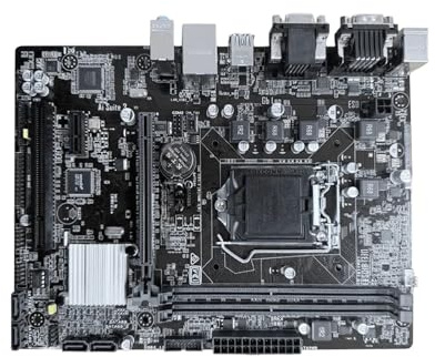WLTDYZZLDN Scheda Madre Fit for ASUS H110M-C/D520MT con Socket LGA 1151, Supporto for i7-6700, i7-6700K, i5-6500, i3-6100, 2xDDR4, M.2, NVMe, VGA, mATX Motherboard