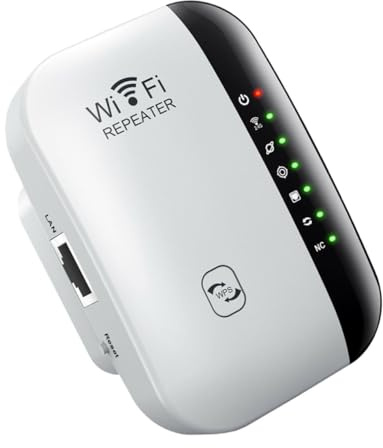 BESPORTBLE Répétiteur Wi-FI Puissant 300 Mbps Maison, Routeur sans Fil 802.11 B/g/n, Couverture Étendue, Plastique Blanc