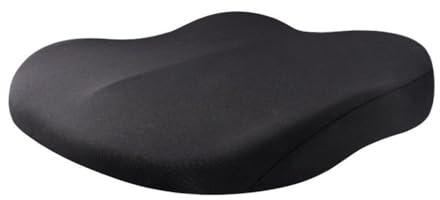 AAFEI Coussin Siège Voiture pour Citroën AMI (2020-2025 2026),Rehausseur Conducteur Adulte Mousse Mémoire Forme Cale Soulagement Dos Sciatique Respirant,Black