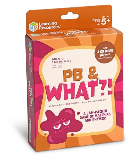 Learning Resources PB & What? - Reading Readiness, Language Development, Ages 5+