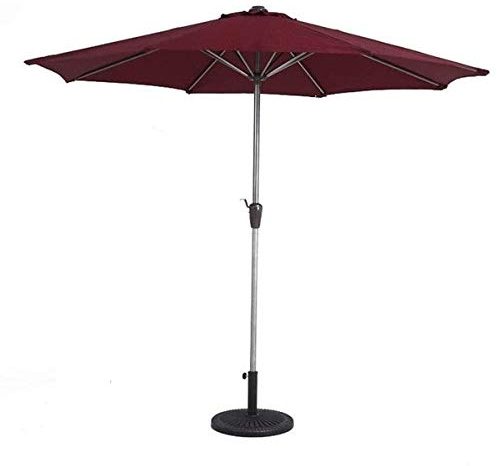 Outdoor Garden Parasols Parasols 9-Feet Patio Umbrella Outdoor Garden Table Umbrella With Crank, Portable Sun Shelter For Market Deck Porch Backyard Pool Side good