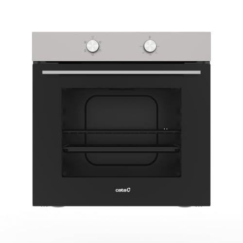 Horno Estático Cata SES 8004 X 73 Litros, 4 Funciones, 5 Niveles, Puerta fria, Limpieza Aquasmart, Accesorios incluidos, Color Negro