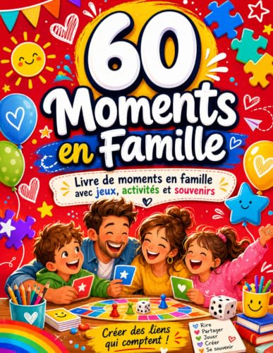 60 Moments en Famille: Livre Moment en Famille avec Jeux, Activités et Souvenirs