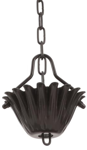 Kichvoe Catena Antipioggia in Lega di Alluminio Decorativa e Pratica per Esterni, Elegante Catena Grondaia Catenella per Giardino e Cortile