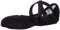 Capezio Women's Hanami Canvas Ballet Shoe Flat, Black, 6 UK
