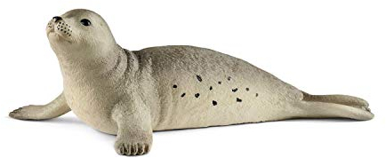 Schleich-14801 Foca, Color Verde, Gris (14801