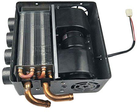 Auto 4 Port Underdash Compact Heater Kit 13X Copper Tube+Speed Switch Set for Truck Universal Trucks Minivans Excavators Harvesters Tricycles