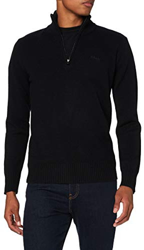 Schott NYC Uomo Pllance2 Maglione Pullover Not Applicable, Black, Large