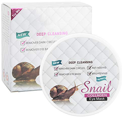60 Stück Augenmaske Augenpads, Augenpflege mit Hyaluronic Moisturizing Entfernungsbeutel, Anti Falten mit Hyaluronsäure und Collagen gegen Augenringe und Fältchen für Regeneration der Haut