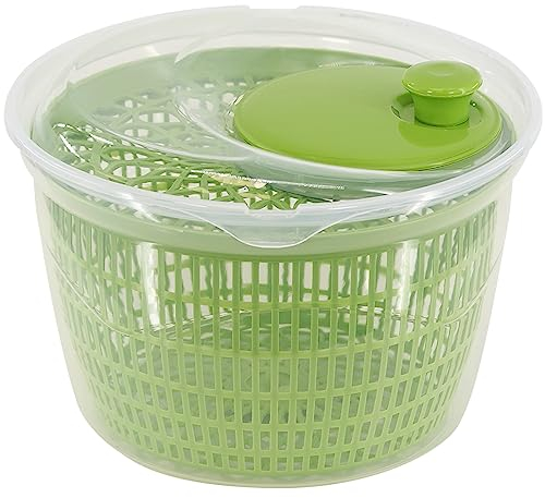 GEEZY Salad Leaf Dryer Healthy Eating Large Salad Spinner Veggies Drainer Colander Plastic Bowl