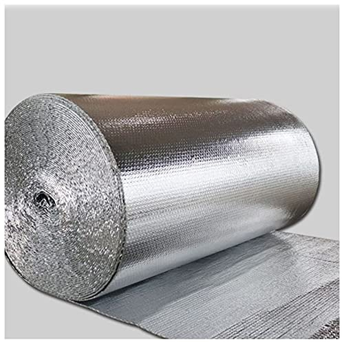 Isolierfolie,Reflektionsfolie Heizkörper,1.2 * 5m/3.93 * 16.4ft Aluminium Dampfsperrfolie,Für Türen Dächer Fußböden (1.2 * 10m/3.93 * 32.8ft)