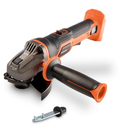 Powerplus Dual Power - Amoladora angular inalámbrica de 20 V POWDP35100 - Disco abrasivo Ø 115 mm - Amoladora compacta y ergonómica - sin batería ni cargador