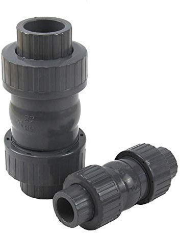 Clapet Anti-retour, Vanne En PVC De Diamètre Intérieur 20/25/32/40/50/63mm, Raccord De Tuyau Upvc Pour Aquarium D'aquarium D'irrigation De Jardin, 1 Pièces (Size : Inner Dia.63mm)