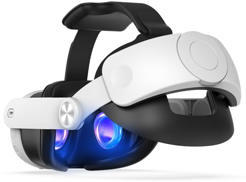 Kopfband für Meta Quest 3, NEWENMO Verstellbares Kopfband für Oculus Quest 3, VR-Zubehör für Meta Quest 3, Ersatz für Elite-Gurt, Kopfgurt reduziert den Kopfdruck