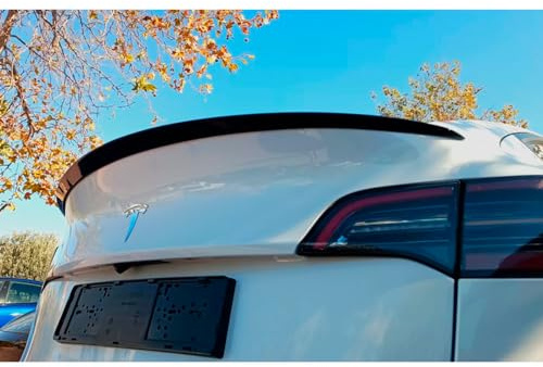 Motordrome Heckspoilerlippe passgenau | kompatibel mit Tesla Model Y 2019- (PU)