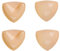 SSKHE 2PCS Double Sided Sticky Push-Up Bra,Bra Pads Inserts,Adhesive Push Up Bra Inserts Pads,Silicone Bra Pads,Self Adhesive Boob Pads Bra for Women Girls Bra Any Cup Cover (colour, C/D)