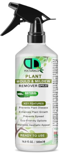 Plant Mould & Mildew Remover Spray – Eradicates & Controls | Ready to Use Natural Fungicide for Flowers, Fruits, Veg & Shrubs | Indoor & Outdoor Plant Protection & Growth Enhancer (500ml Spray)