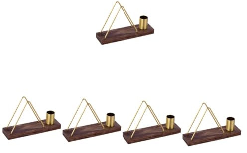 Gatuida 5St Kreatives vertikales Papiertuch Stehender Serviettenhalter Utensil Inhaber Platte Karte küche kueche Metall geschirrtücher Serviettenspender Serviettenhalter für Tisch Nussbaum