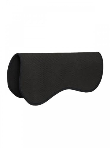 LeMieux Non-Slip Perforated Neoprene Half Pad - Black Large