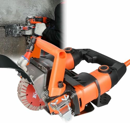 Rainureuse Murale électrique 5 200 W, Machine de découpe et de rainurage pour béton, pour la Pose de câbles et de tuyaux