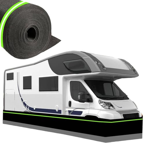 Battiscopa di Facile Installazione per Esterni di Case mobili, battiscopa per Camper Alto 37,5 Pollici per l'inverno, battiscopa in Fibra di Legno ad Alta densità per Camper,24m/78ft