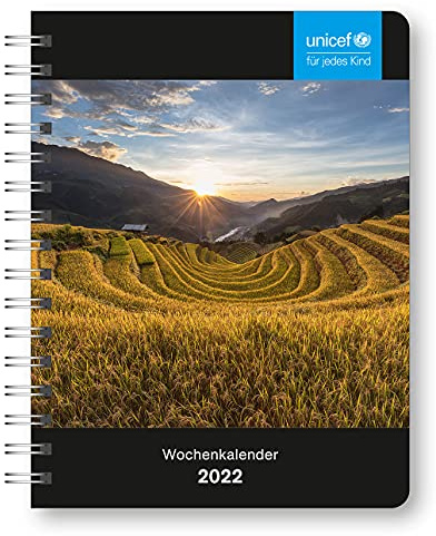 UNICEF Wochenkalender 2022 - Buchkalender - Taschenkalender - Wohltätigkeitskalender - 16,5x21,6: Diary