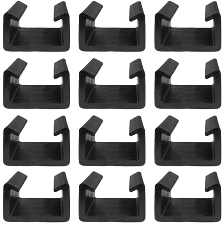 Fibbia A Clip per Divano da 12 Pezzi, Fibbia di Fissaggio per Sedia in Rattan, Fibbia in Plastica per Collegamento Divano, Chiusura Antiscivolo per Divano, Fibbia A Forma di U per Divano