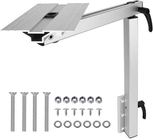 AHWOiHS Gambe del tavolo rimovibili, staffe per gambe del tavolo regolabili a 360 gradi, Supporto da tavolo da Tavolo Staffa per mobili fai da te per camper, barca, laptop, camper, pontoni