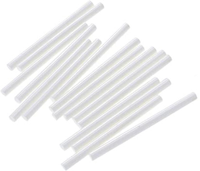 SOLUSTRE 20stücke Teiliges Heißklebesticks Weiß Allzweck Schmelzklebestifte Für Diy Basteln Kunststoffspielzeug Kleben Ohne Geruch Langlebig Und Flexibel