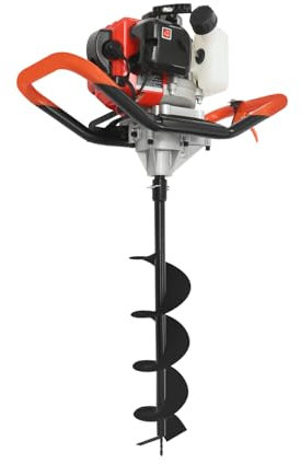 Post Hole Diggers,2.3HP,with 3 Auger Drill Bits & Extension Pole,Good Heat Dissipation,Ideal for Fast Drilling Into The Soil
