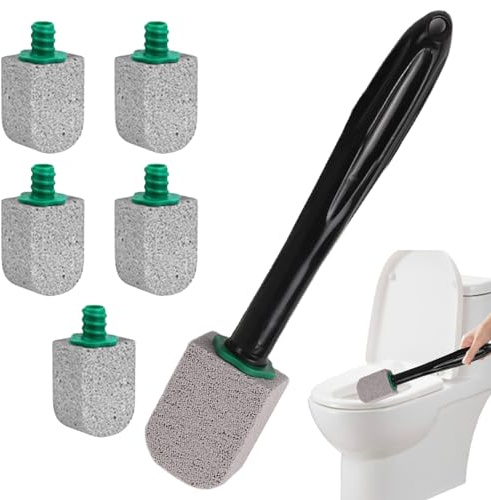 Toilettenreiniger - ABS Stein 24,1x6x4,6 cm | Toilettenbürste with