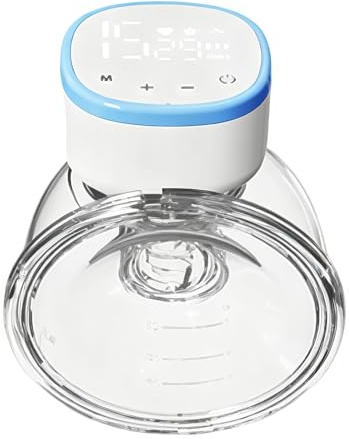 Gihioue Senza mani, elettrico facile da pulire, per la nutrizione del seno dei bambini, senza mani, per il latte di ricambio per il capezzolo, per la mamma e i viaggi, l'allattamento al seno