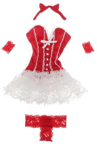 DXEHSEUY Figura femenina a escala 1/6, ropa de muñeca para figura de acción femenina de 12 pulgadas, color blanco, 10 cm