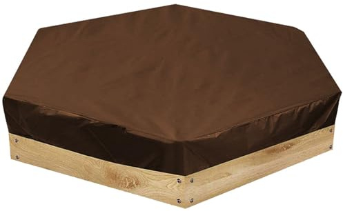 Pocoiau Housse de bac à sable coupe-vent en tissu Oxford indéchirable pour protéger le bac à sable extérieur
