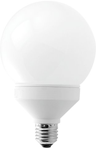 Leuchtmittel Energiesparlampe Globe 15 W E27 Warmweiß 2700 K, Durchmesser 95 mm mit nur 15 W bietet Licht entspricht 75 W.