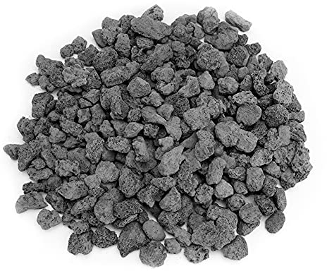 Stanbroil 10 Pfund Lava Rock Granulat für Fire Schalen, Fire Gruben, Gas Log-Sets, und Innen-Kamine – Medium (1/5,1 cm-2,5 cm)