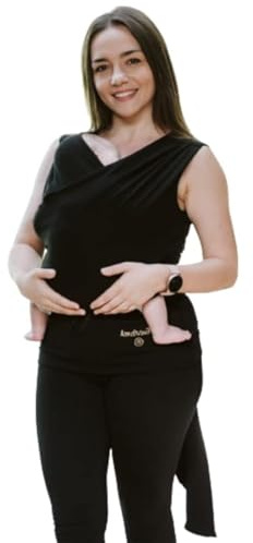 Amarsupiel - Écharpe de Portage Bébé T-Shirt - Porte-Bébé Ergonomique et Évolutif pour Nouveau-né - Allaitement Facile - Certifié Oekotex - De 2,5kg à 9kg