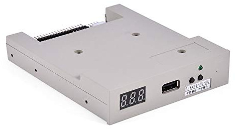 USB Emulator,SFRM72-FU-DL USB Floppy Drive Emulator,34 Pin Floppy Driver Interface, 5V DC 4 Pin Power Plug,720KB Built-in Flash Memory, with FAT12 Format