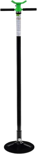 ARCAN Underhoist Support Stand, 1,500 lb. Capacity, Adjustable 54 in. to 82 in. Height, Self-Locking Spin Handle, Stable Steel Base, Model ALSS15
