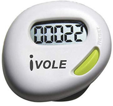 LIOOBO Simple Step Counter - Walking Pedometer with Clip, Sports Pedometer Electronic Accurate Step Counter for Sports Woman Man