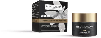 BELLA AURORA - Splendor +60 Crema de Noche, Tratamiento Fortificante Antiedad, Activos Última Generación y Extractos Naturales
