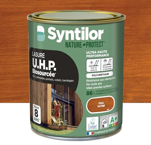 Syntilor - Lasure U.H.P. Biosourcée Teck Satiné 1L