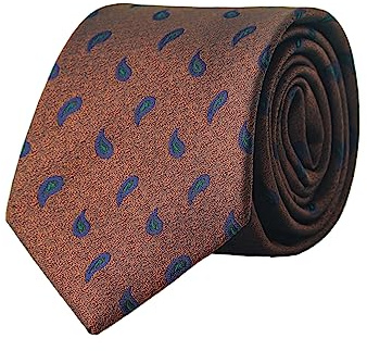 WANYING Grün 8cm Krawatte Binder Schlips Herrenmode Jacquard Gewebte Standard Krawatte Business Casual Formell Hochzeit Party Retro