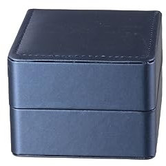 Pokinge Uhrenbox Mode Uhr Aufbewahrung Organizer Boxen Blau Farbe Schmuck Vitrine PU Leder Armbanduhr Box für Männer Frauen