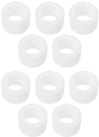 Anneome 10 Rolls Medical Adhesive Tape Cloth Tape Adhesive Tape Tapes Pain- Removal Tape Foam Tape Sports Paper Tape Non-Woven Fabric White
