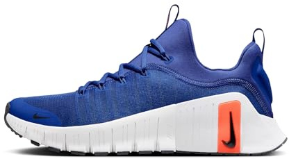 Nike Free Metcon 6 Men's Workout Shoes (FJ7127-401, Astronomy Blue/Hyper Crimson/Pale Ivory/Black) Size 8