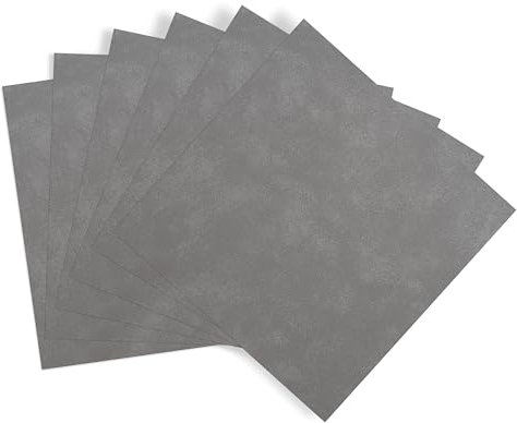 d-c-fix 6 vinilos azulejos adhesivos de pared Gris oscuro 15x15 cm - paneles decorativos lavables pegatinas baldosas decoración revestimiento PVC - para baño, cocina