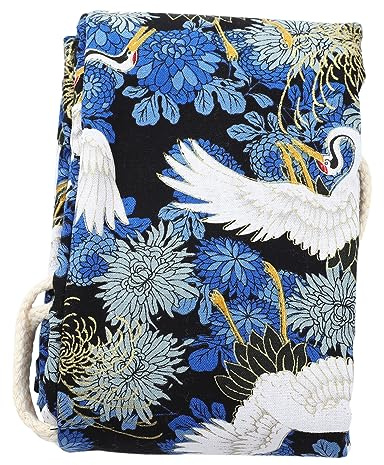 OFFSCH Strapazierfähige Blockflöte Tasche aus Baumwollstoff mit Reißverschluss Portable Flötentasche zum Schutz von Klarinette und Flöte Einfaches Design für Formelle Anlässe